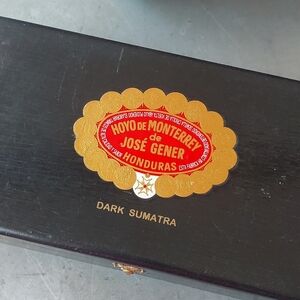 VTG Cigar Box filled with Mystery Jewelry Pirate booty loot Hidden Treasure